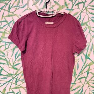 Free People We The Free Burgundy Top